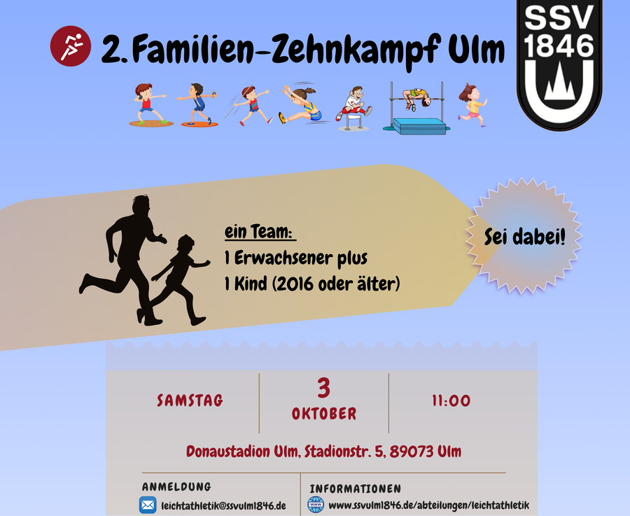 SSV Ulm 1846 e.V. Leichtathletik Fam10K